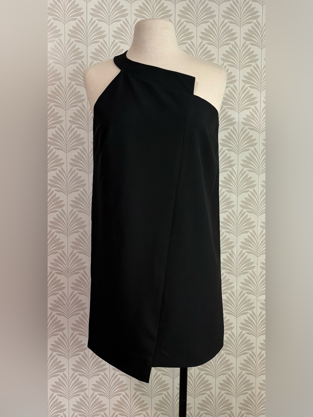 Mason Black One-Shoulder Shift Dress